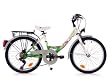 KS Cycling Kinder Fahrrad Kinderfahrrad 20 zoll Papilio RH 33 cm, weiss, 860B