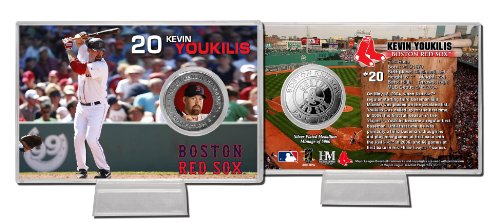 Highland Mint MLB Boston Red Sox Kevin Youkilis Silver Coin Card