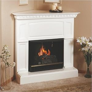 Real Flame Heritage Corner Fireplace - in your choice of colors