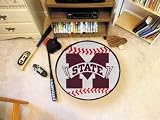 Mississippi State Bulldogs Baseball Rug Mat