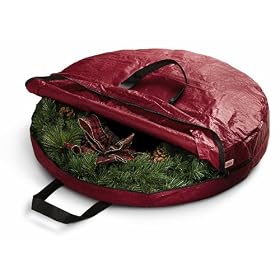 Rubbermaid Wreath Keeper 27-Inch Storage Bag with Handles