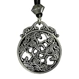 Celtic Knot Horse Triskele Pendant Equine Jewelry Goddess Epona Necklace
