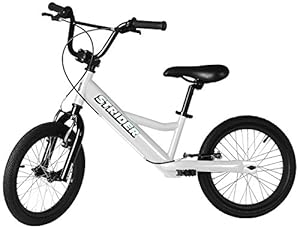 Strider Youth 16 Sport No-Pedal Balance Bike, White