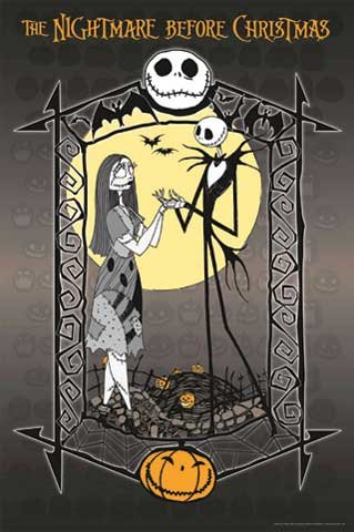 Empire 29812 Nightmare Before Christmas - Couple, Film Kino Movie Poster ca. 91,5 x 61 cm Preisvergleich