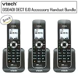 51Ke6cSK7HL. SL160  Vtech DS6401 DECT 6.0 Accessory Handset Caller ID/Call Waiting 3 Pack Reviews