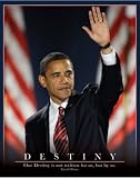 Barack Obama - Destiny I Mini-Poster (50 x 40cm)