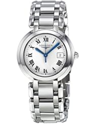 Longines Womens LNG81124716 PrimaLuna Silver Dial Watch