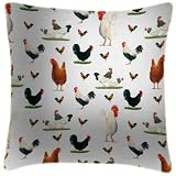 Birds Fabric Print Cushion - Martin Wiscombe Cushions