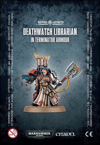 Warhammer 40,000 40K Deathwatch Librarian in Terminator Armour