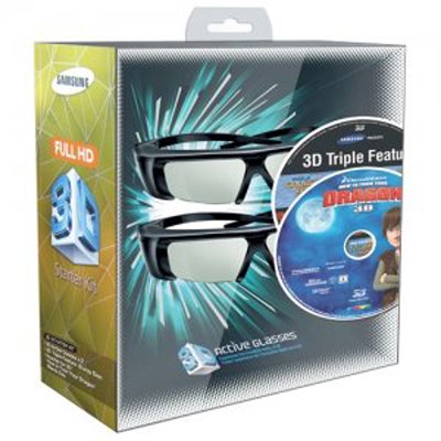 Samsung SSG-P2100X/ZA (IMAX/Dragon) 3D Starter Kit, Black
