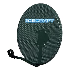 ICECRYPT 60cm Dish Installation Pack with Twin 0.1db LNB