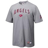 Nike Los Angeles Angels of Anaheim Ash Practice T-shirt