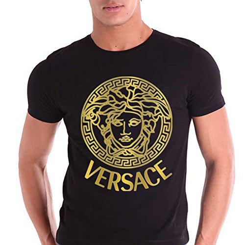 Versace Watch t-shirt for men (Small, Black)