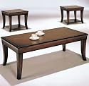 Branford 3pc Pack Cherry Occasional Table Set By Acme Furniture