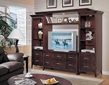 Metro Cherry Finish Entertainment Center for Flat Wide Screen Plasma or LCD TVs.
