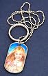 Hannah Montana Dog Tag Keychain Necklace
