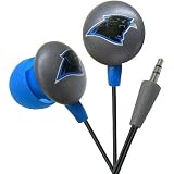 Zeikos Carolina Panthers Ear Bud Headphones