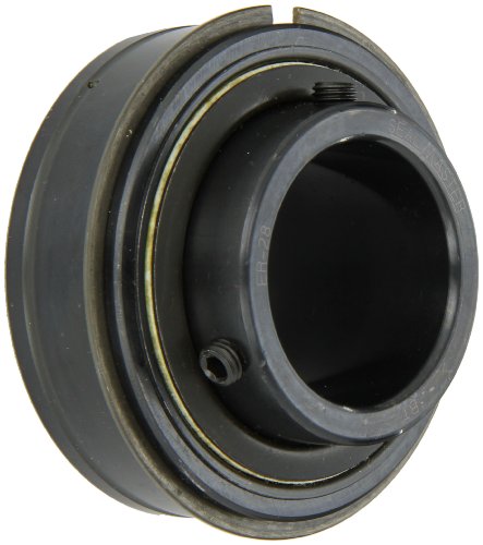 Sealmaster ER-28 Cylindrical OD Bearing, Setscrew Locking Collar, Light Contact Felt Seals, 1-3/4" Bore, 85 mm OD, 1-15/16" Width