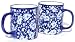 Pair of Two Calico Chintz Ironstone Mugs