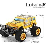 Lutema Cosmic Rocket 4CH Remote Control Truck, Yellow