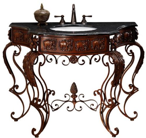 Devereaux Vanity 34Hx48W ANTIQUE BRONZE