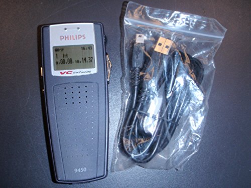 Philips LFH9450 Digital Pocket Memo Voice Recorder with Voice Command