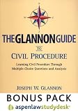 Glannon Guide to Civil Procedure: AspenLaw Studydesk Bonus Pack (Print and Access Card Bundle)