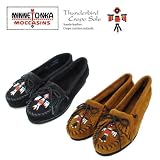 ミネトンカ　MINNETONKA サンダーバード ミネトンカ　モカシン　フリンジ　モカシン　ブラウン #652　US7.5