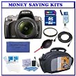 Sony Alpha A380 Digital SLR with 18-55mm Lens (DSLR-A380L) + Transcend 8GB SDHC Secure Digital Memory Card + Willoughbys 55mm UV Protective Starter Kit