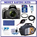 Sony Alpha A380 Digital SLR with 18-55mm Lens (DSLR-A380L) + Transcend 8GB SDHC Secure Digital Memory Card + Willoughbys 55mm UV Protective Starter Kit