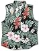 Tropical Garden Hawaiian Aloha Sleeveless Blouse