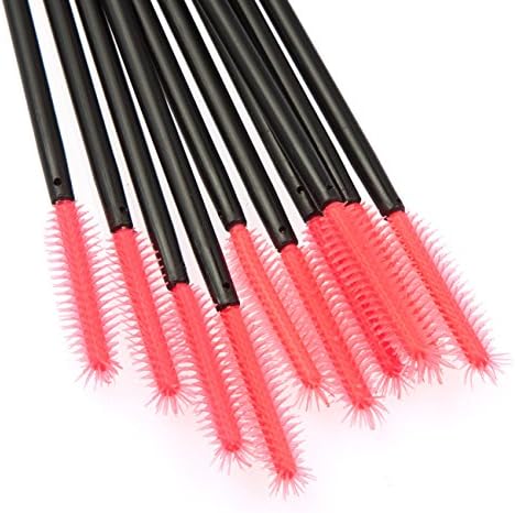 RYLA Professional Cosmetic Makeup Tools Environmental-friendly Pineapple-Shaped Silicone Eyelash Volume(Red 50 Pieces/ Bag)