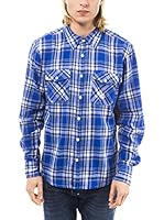 BIAGGIO Camisa Hombre (Azul)