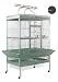Prevue Pet Products Wrought Iron Select Bird Cage 3154BLK, Black Hammertone, 36-Inch by 24-Inch by 66-Inch