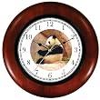 Photo Giant Panda or Panda Bear Animal Wooden Wall Clock by WatchBuddy Timepieces (Cherry Wood Frame)