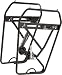 Inline Front Low Rider Rack Aluminum Black
