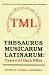 Thesaurus Musicarum Latinarum: Canon of Data Files (Publications of the Center for the History of Music Theory and Literature)