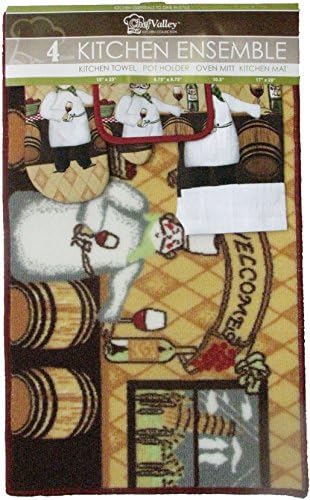 Chef Valley Four Pc Designer Collection Kitchen Ensemble