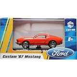 1:87 HO SCALE CUSTOM '67 MUSTANG (ORANGE) Hot Wheels Vehicle & Acrylic Display... by Hot Wheels
