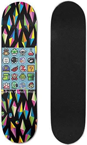 Mtep Super Mario Bros Skateboard Deck 7.5 X 31"