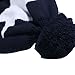 Ding-dong Baby Kid Boy Girl Winter Knitted Star Hat+Scarf+Gloves 3Pieces Set(Navy,1-3T)