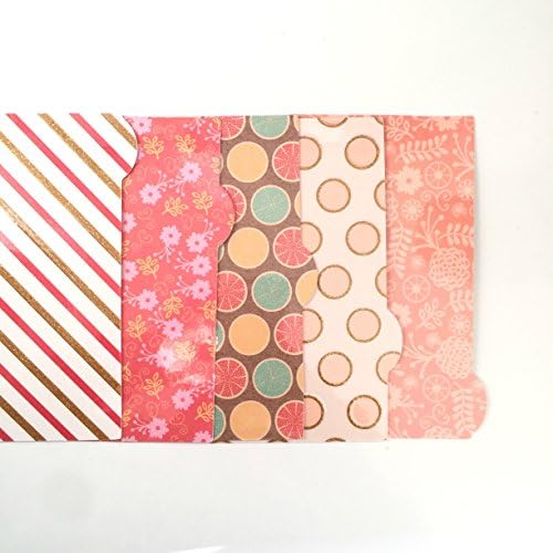 Personal Filofax Planner Dividers: Citrus Coral!