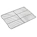 WearEver 68209 Commercial Nonstick Scratch Resistant 12-Inch by 17-Inch Dishwasher Safe Cooling Rack, Black