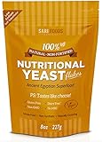 Sari Foods Natural Non-Fortified Nutritional Yeast Flakes, 8 oz.