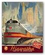 Hiawatha 1937 by Gunmach 14"x11" Art Print Poster