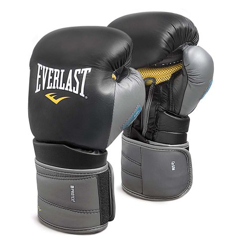 Everlast Black 16oz Protex3 Training Gloves LXL