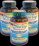 (3 btl) Super Sea Veg VitaD & SeaCal (90 caps) + (1pk) CoralCal Daily Sachets