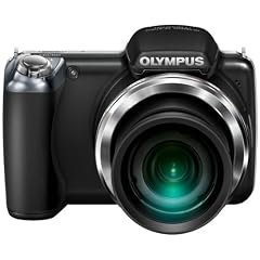 Olympus SP-810UZ Digitalkamera (14 Megapixel, 36-fach opt. Zoom, 7,6 cm (3 Zoll) Display, bildstabilisiert) schwarz
