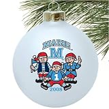 Maine Black Bears White 2008 Collectors Series Ornament