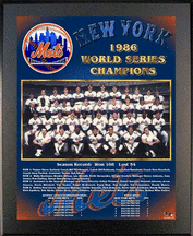 Buy 1986 New York Mets World Series Champions 13 x 16 Plaque from Healy Pro by Healy Pro